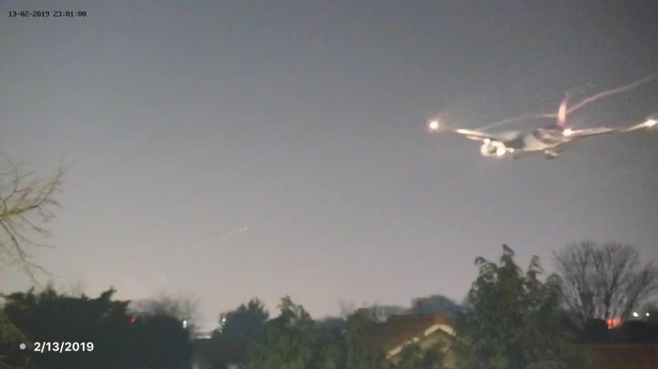 The plane had just taken off from London Heathrow 