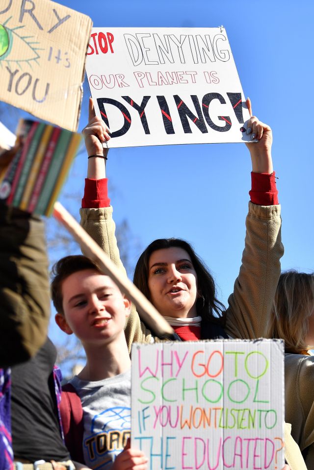  Young people want a say on climate change policy - claiming they have most at stake