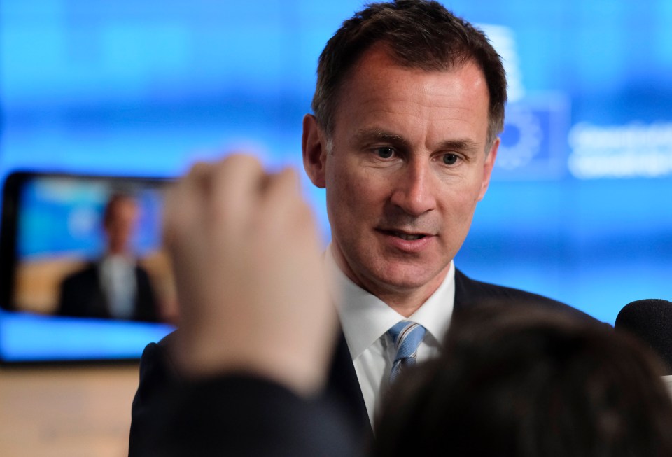  Jeremy Hunt predicted a deal will be struck within days