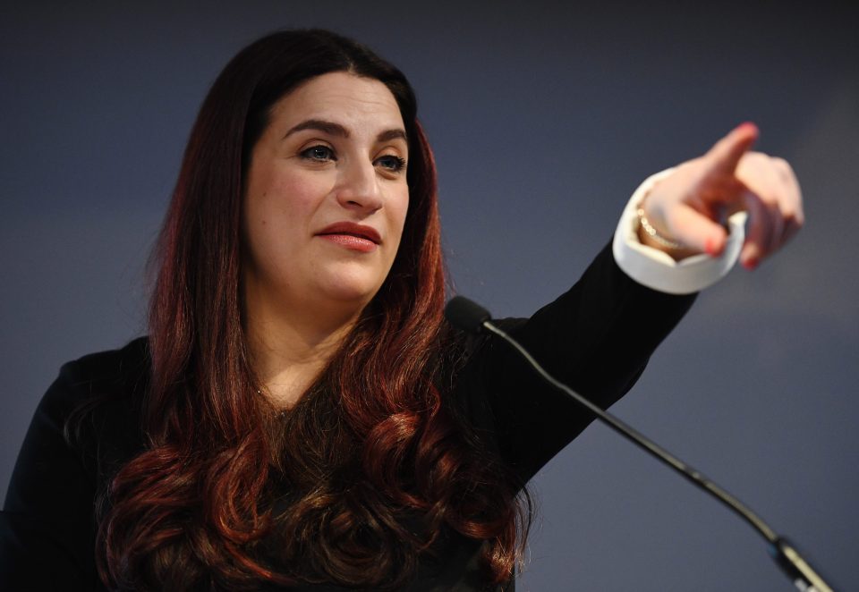  Luciana Berger at the Labour rebels' press conference today