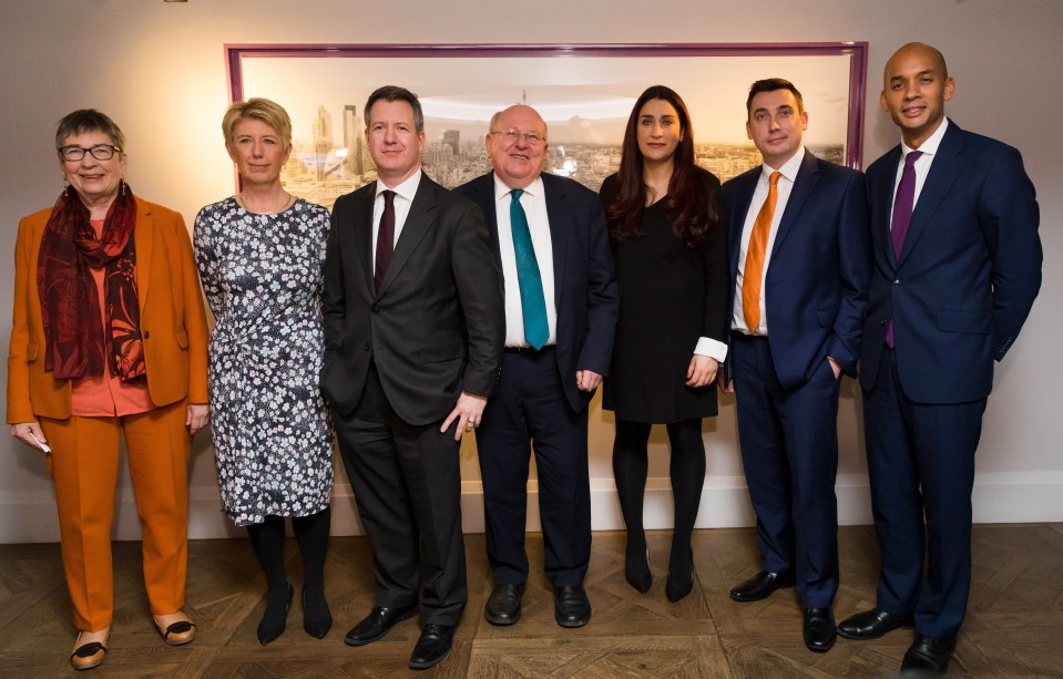  Chuka Umunna, pictured far right, and six others left Labour over Jeremy Corbyn’s Brexit stance and failure to stamp out anti-Semitism