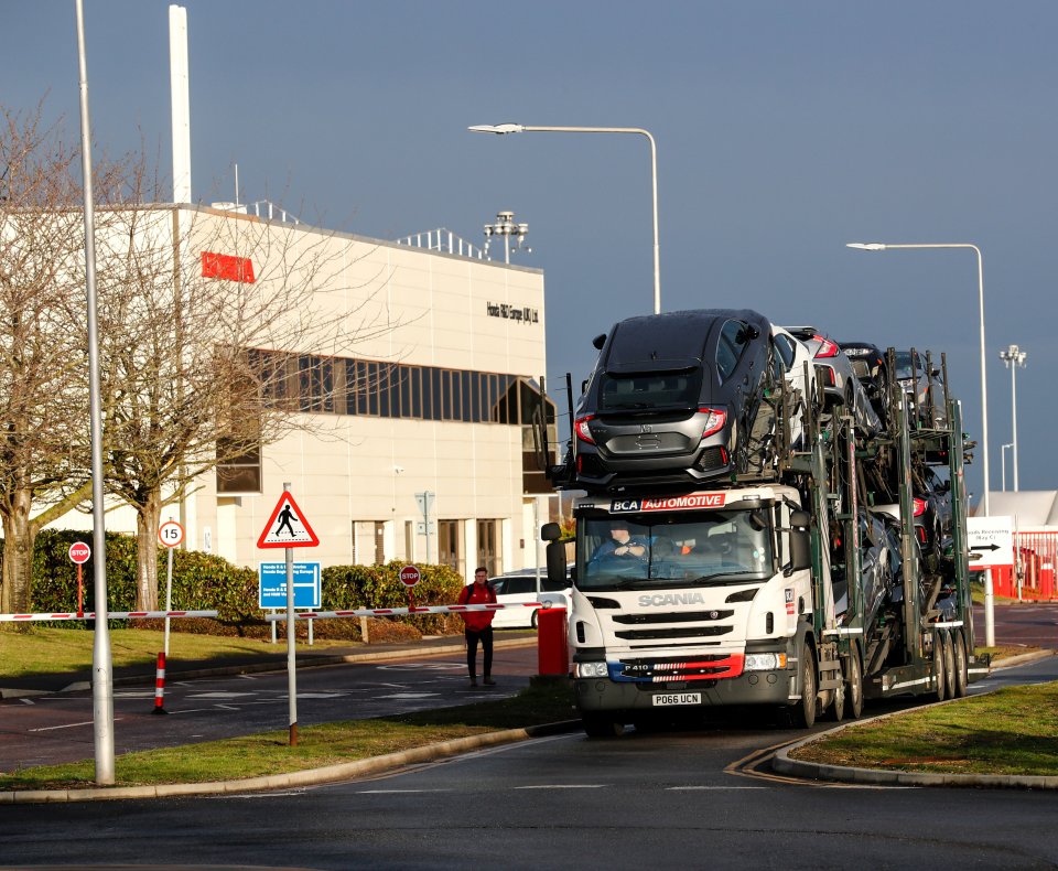  The Honda plant in Swindon is to close in 2021