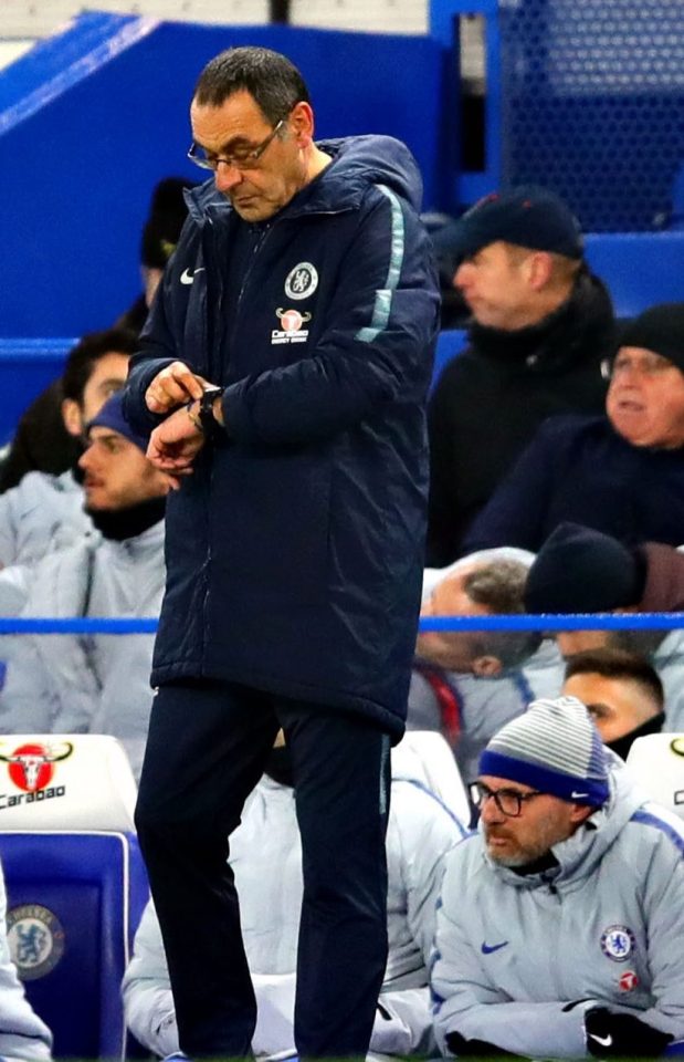  Even Maurizio Sarri fears his time could be up if Chelsea suffer another embarrassment against Man City like their 6-0 defeat