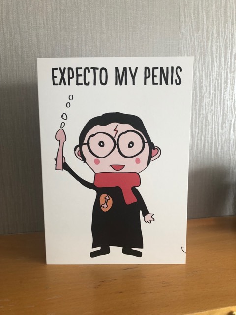  The card her husband gave her