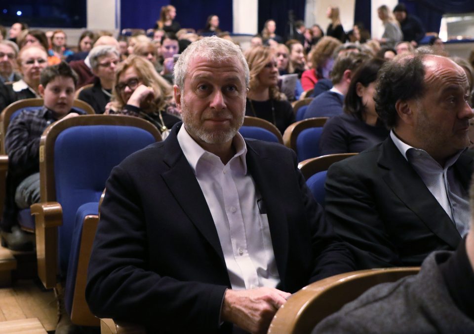  Roman Abramovich was seen at the theatre in Moscow on Tuesday, and could be wielding the axe on Maurizio Sarri soon