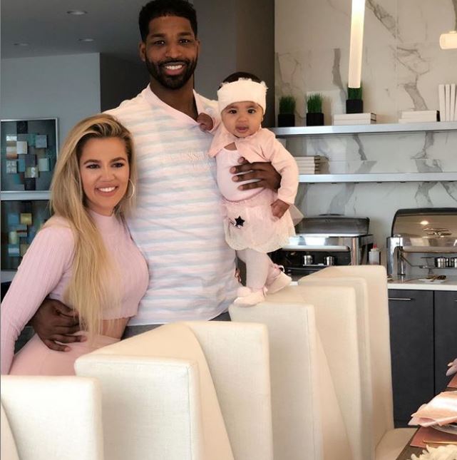 Khloe, Tristan Thompson and their daughter True Thompson