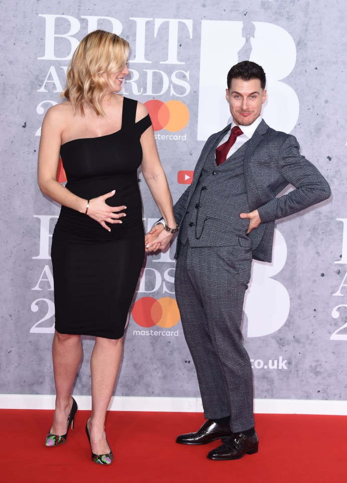  The Strictly star couldn't help but playfully mock his pregnant partner