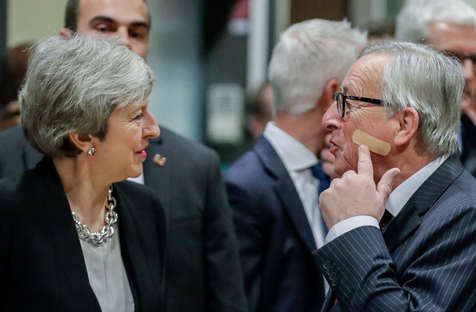 Mrs May held more discussions with Jean-Claude Juncker in Brussels which she described as 'constructive' but she also warned that 'time is of the essence'