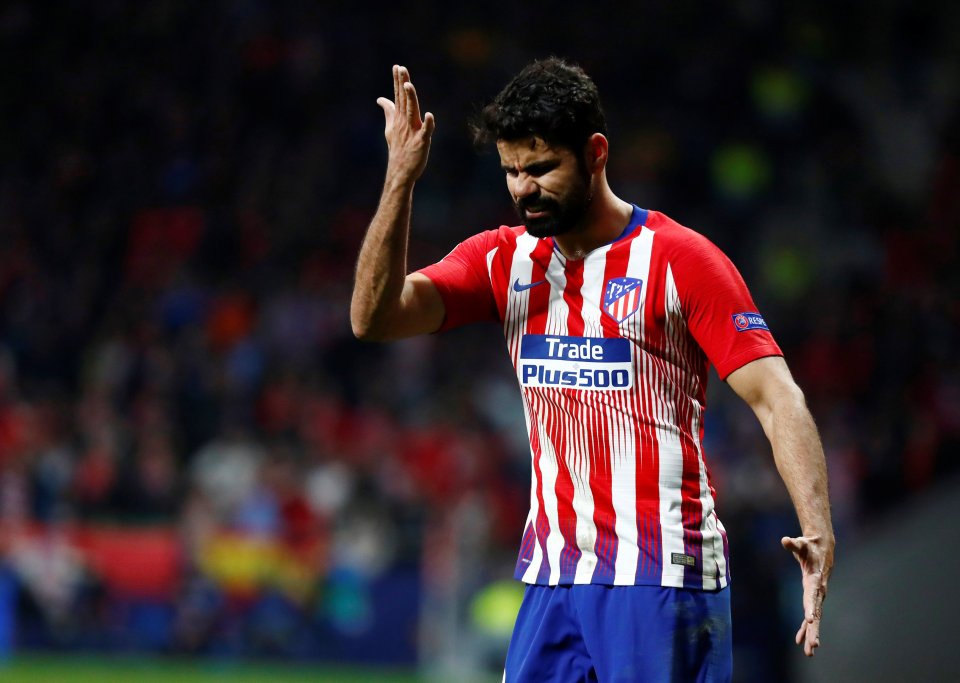  Diego Costa was at the centre of the action once again as he was booked in the early stages