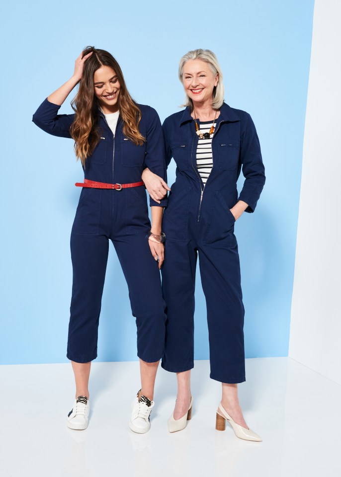 For their final look, Mum and daughter Carole and Tamsin dress up with a pair of jumpsuits