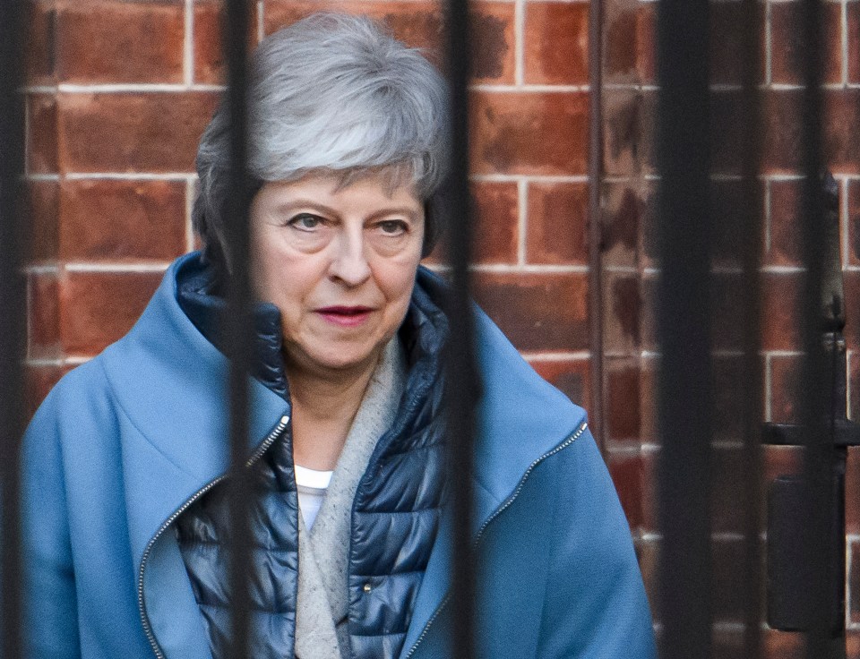  May was spotted leaving No10 by a back entrance last week