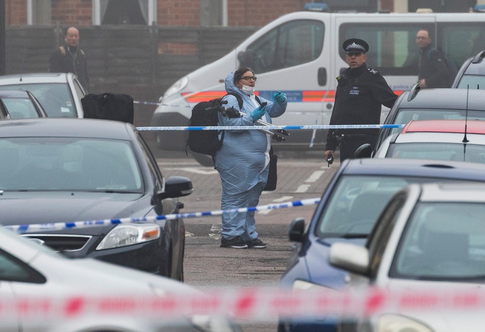 A teenager was knifed to death and another man was shot in a brawl in Vincent Road, Wood Green