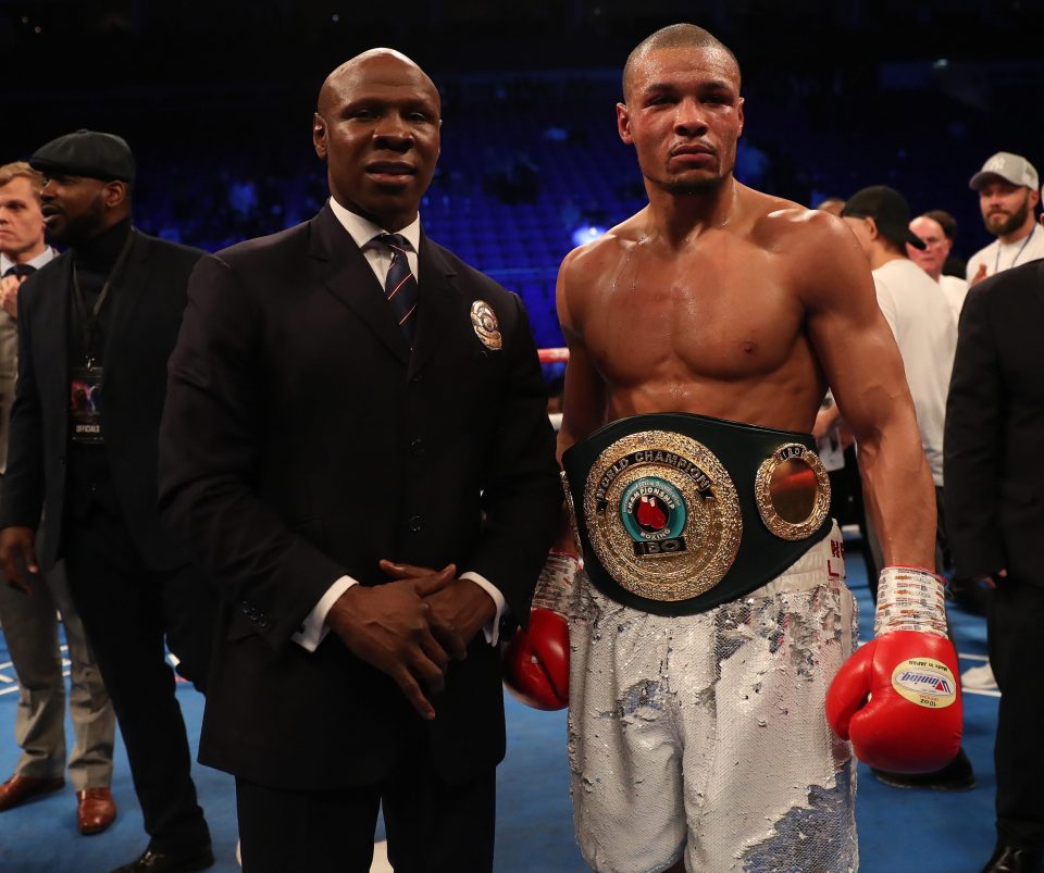  Eubank Jr beat James DeGale at the 02 Arena to win the vacant IBO super-middleweight strap