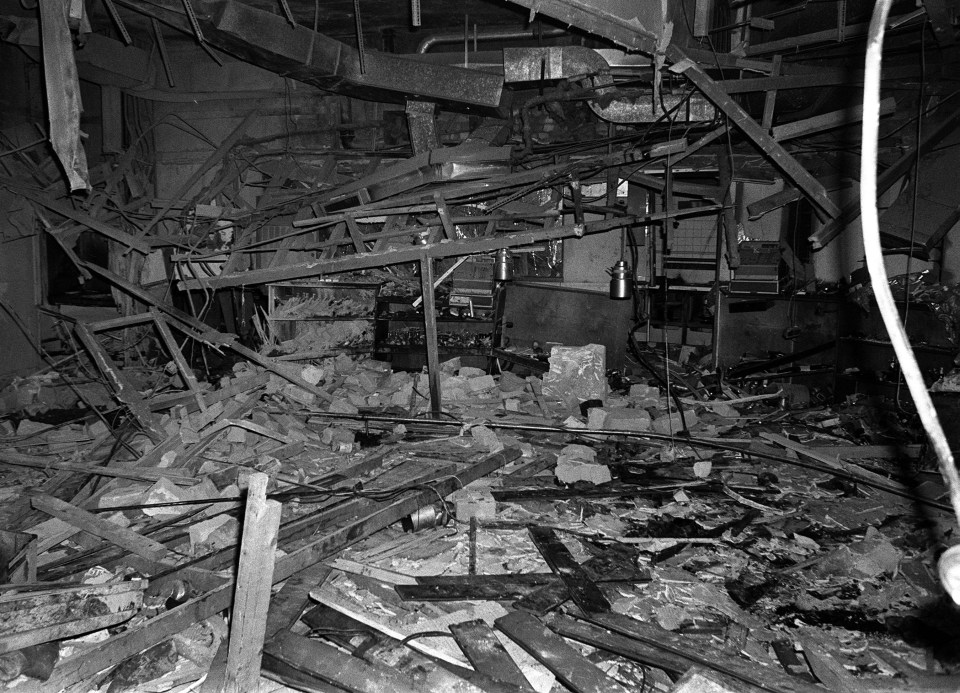  Remnants of the Mulberry Bush pub in Birmingham, one of two pubs where bombs exploded