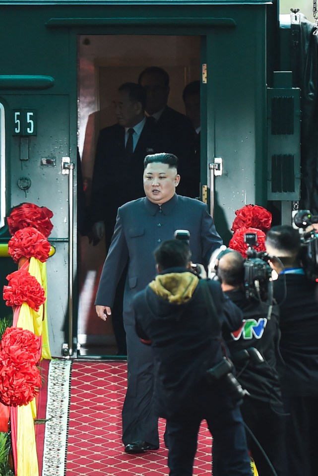 North Korean dictator Kim Jong-un has arrived in Vietnam on an armoured train