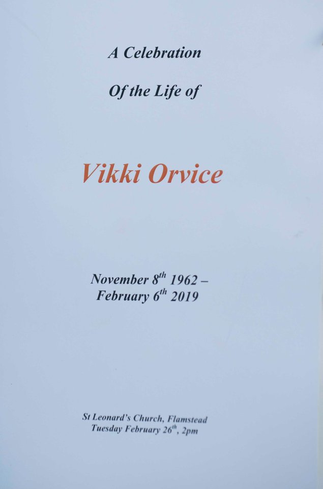  Vikki Orvice tragically lost her battle with cancer on February 6