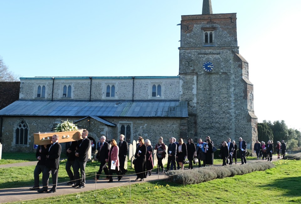  Sports stars and family paid their respects to Vikki Orvice this afternoon