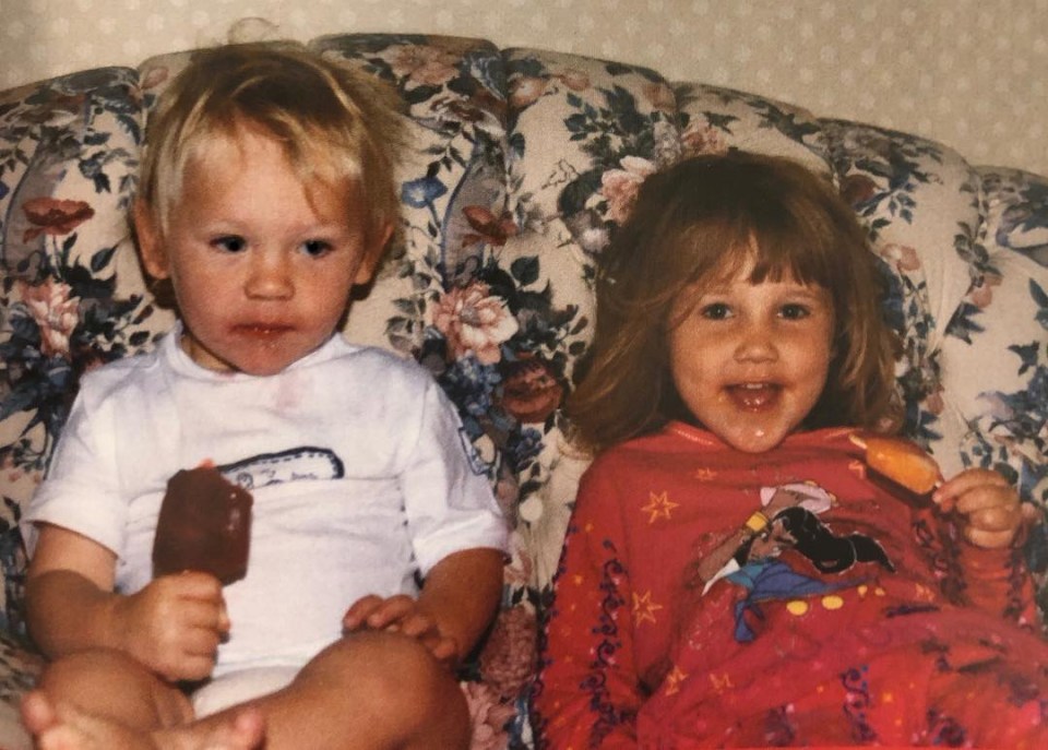  Megan shared this adorable throwback snap