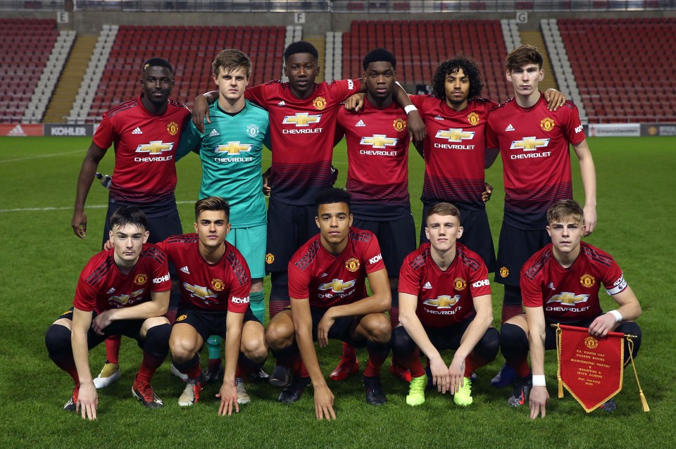  Garner was part of the United U18s that won the Premier League North title last year