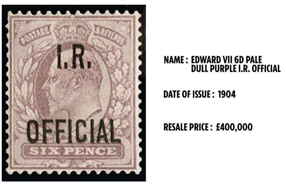  One of these stamps sold for £400,000 in 2010