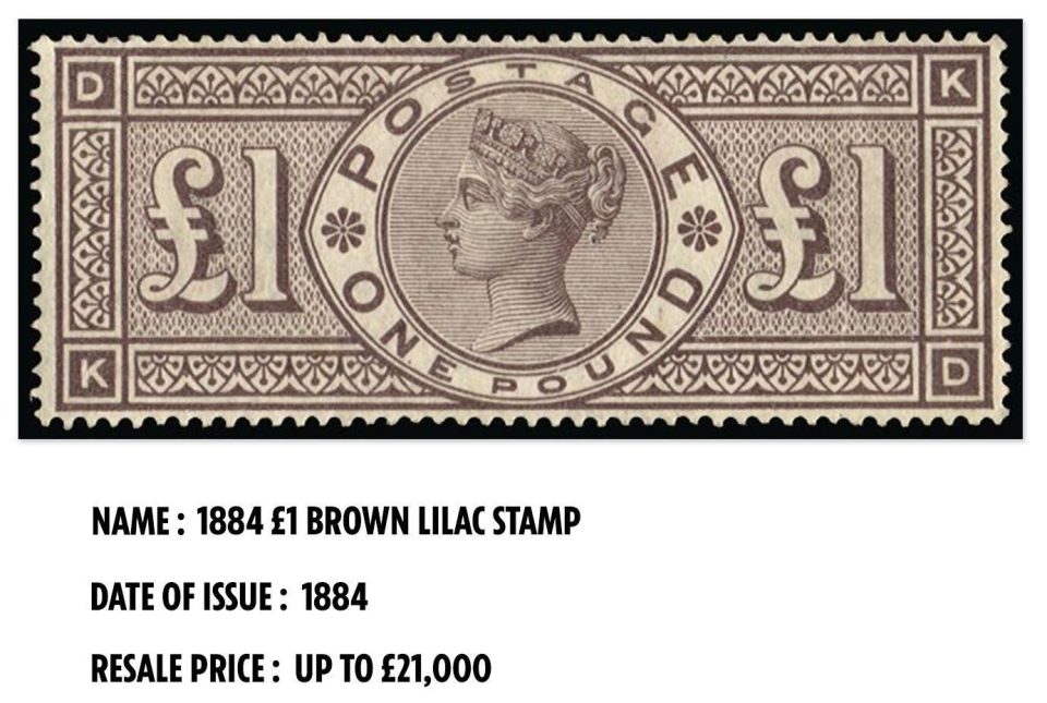  A mint condition version of this stamp sold for £21,000