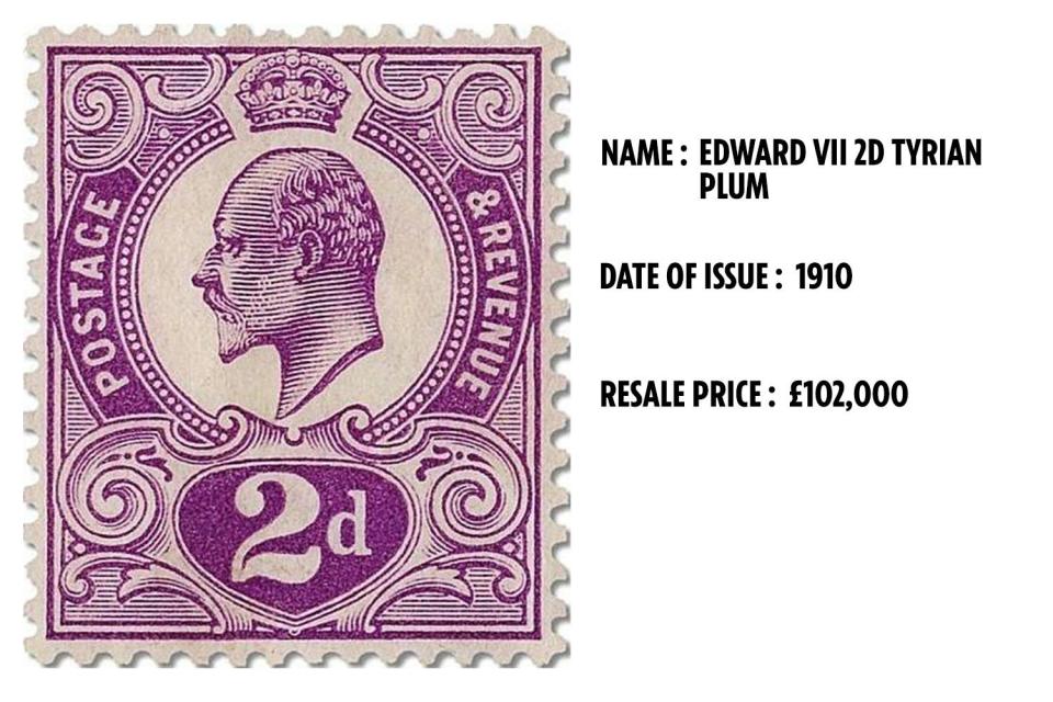  The majority of these stamps were destroyed when the King pictured on them died