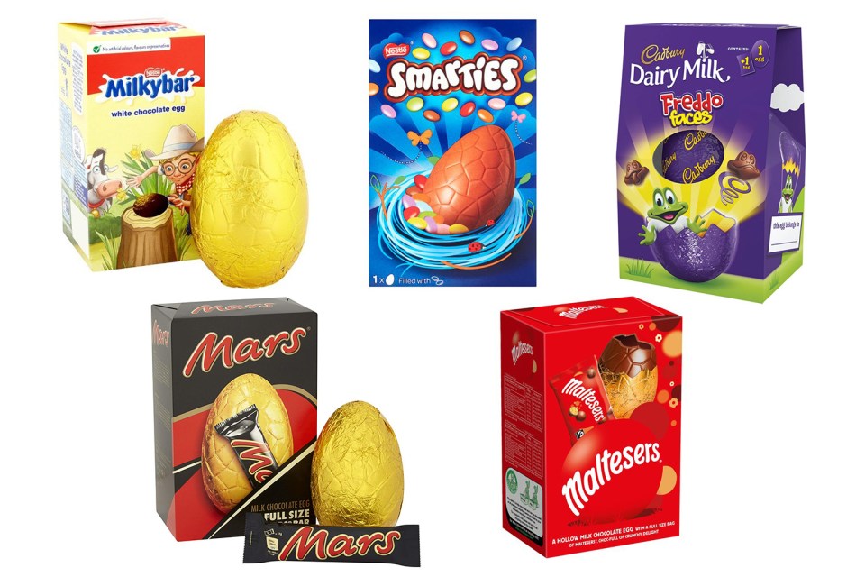  The Easter eggs can be found in Asda stores as well as online