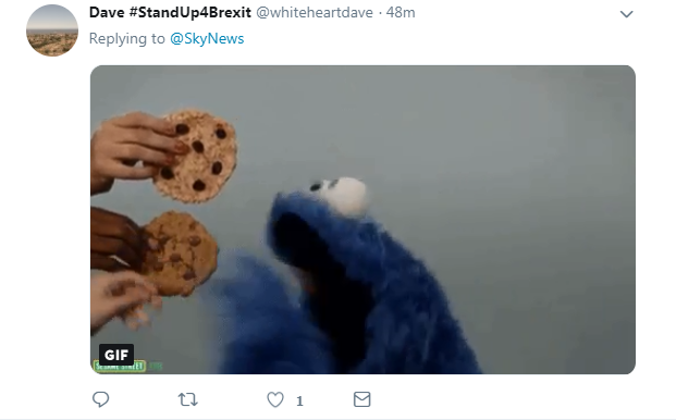  One said it was the splitting image of the cookie monster