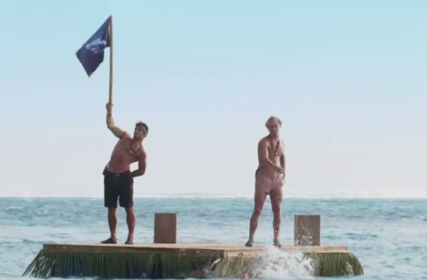 He had to hold a flag up for as long possible – but Tom beat him