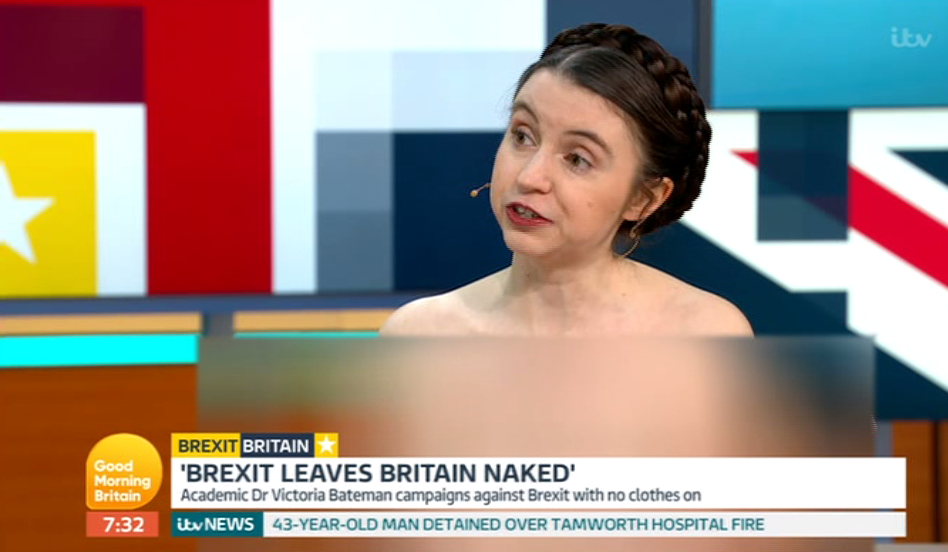 Dr Victoria Bateman said she wanted people to take her message seriously, and was willing to use her body to get it across