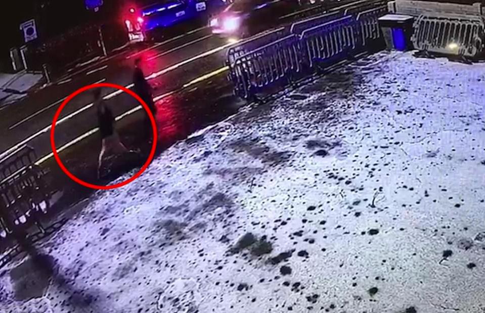  Libby Squire was seen on CCTV walking along the snowy path the night she disappeared