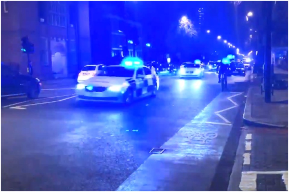  Three teens were injured in a knife attack at a church party last night in Walworth, South London