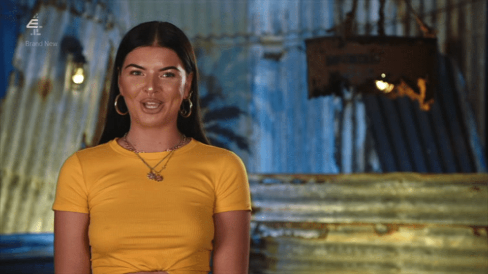  Beth shocked viewers when she simulated a sex act on Shipwrecked this week