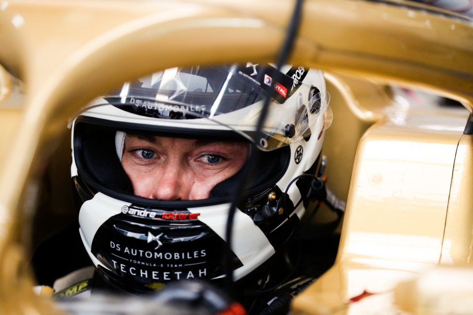  Andre Lotterer was one lap away from his first Formula E win