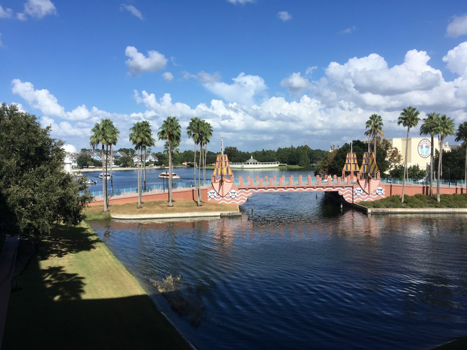 The boardwalk at Epcot is a great (and free) way to watch the fireworks