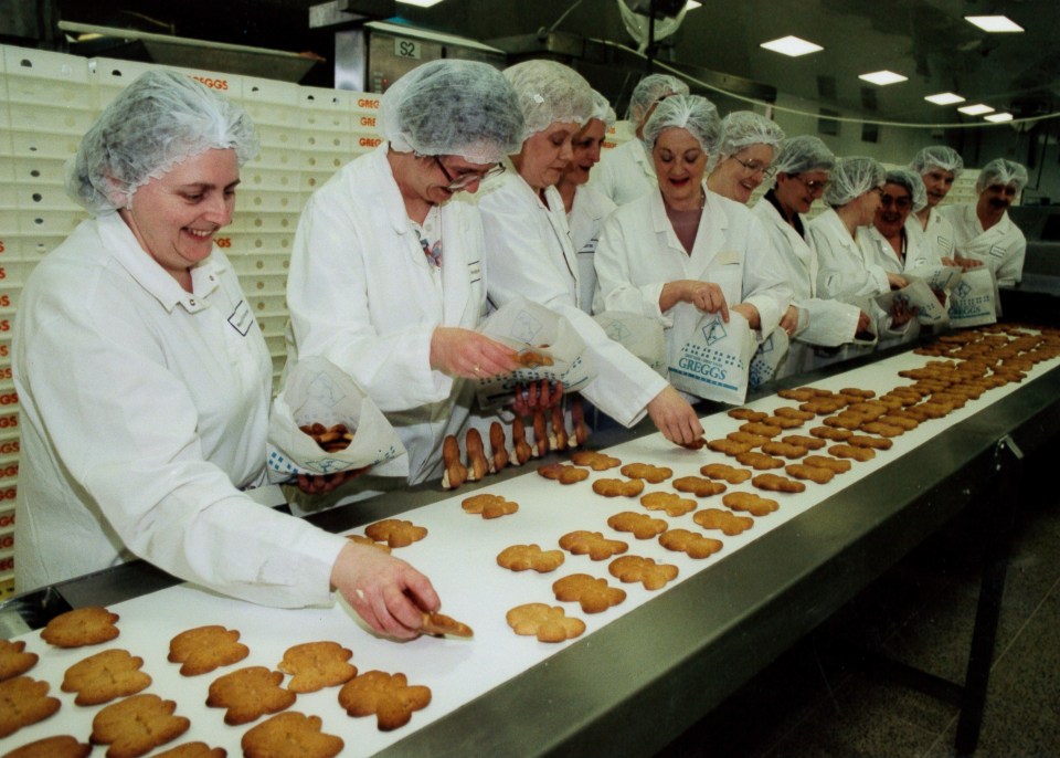 You can see how Greggs famous bakes used to look in this snap