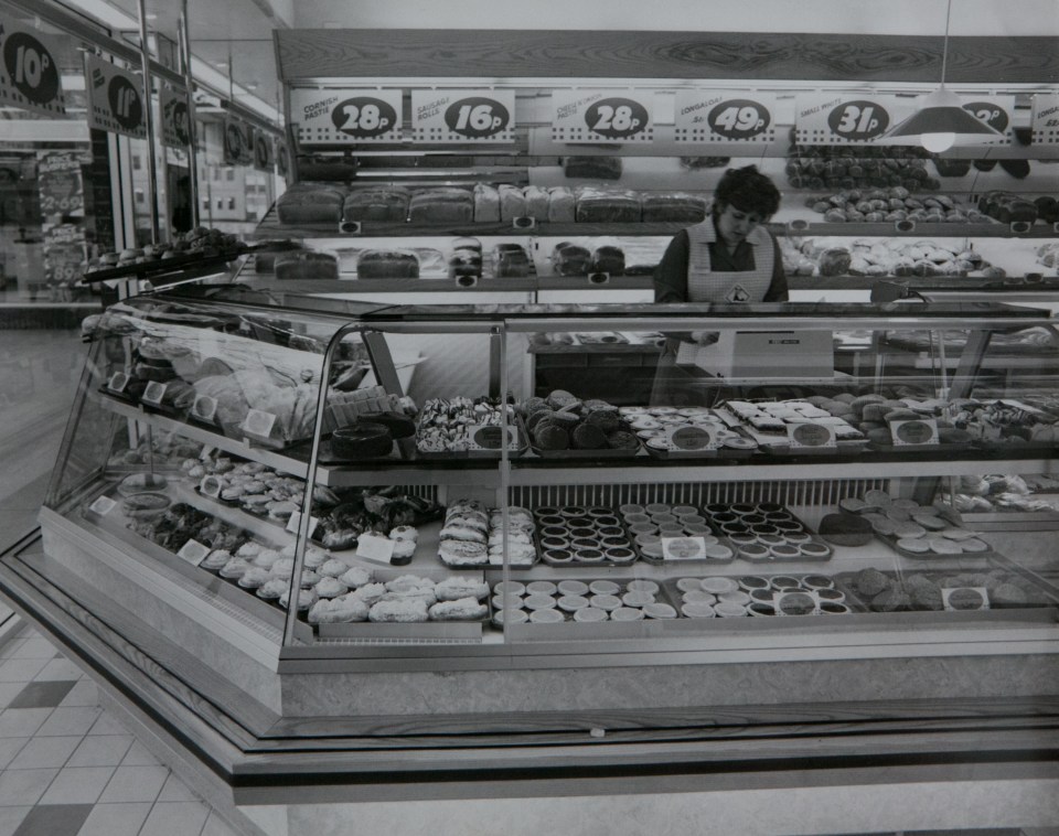 This was how a Greggs used to look back in the day