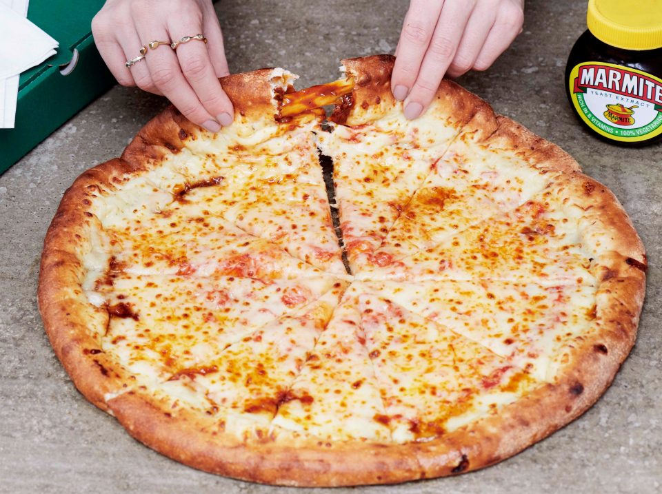 Papa John's has added a Marmite stuffed crust to its menu