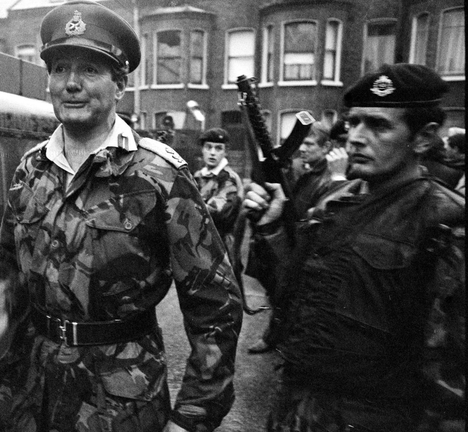  General Sir Robert Ford, Britain's Commander of Land Forces in Northern Ireland, pictured on July 3, 1972, in Belfast