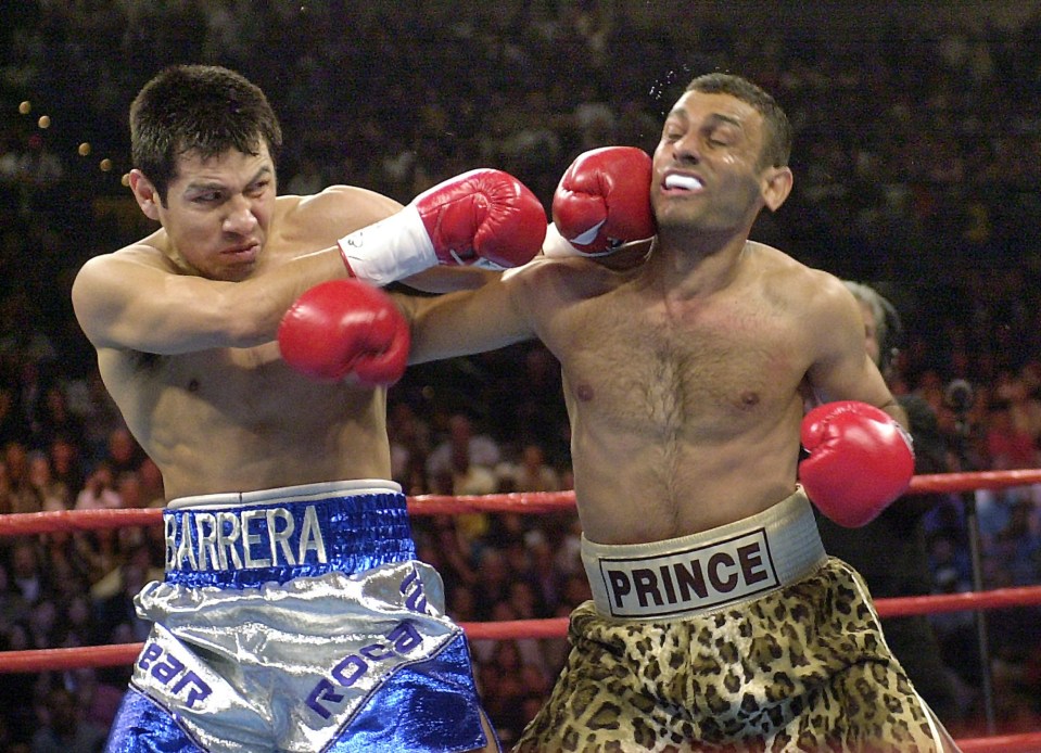 Naseem Hamed earned £6.7m against Barrera and landed 141 punches along the way to a points loss meaning he made £47,585 per shot landed