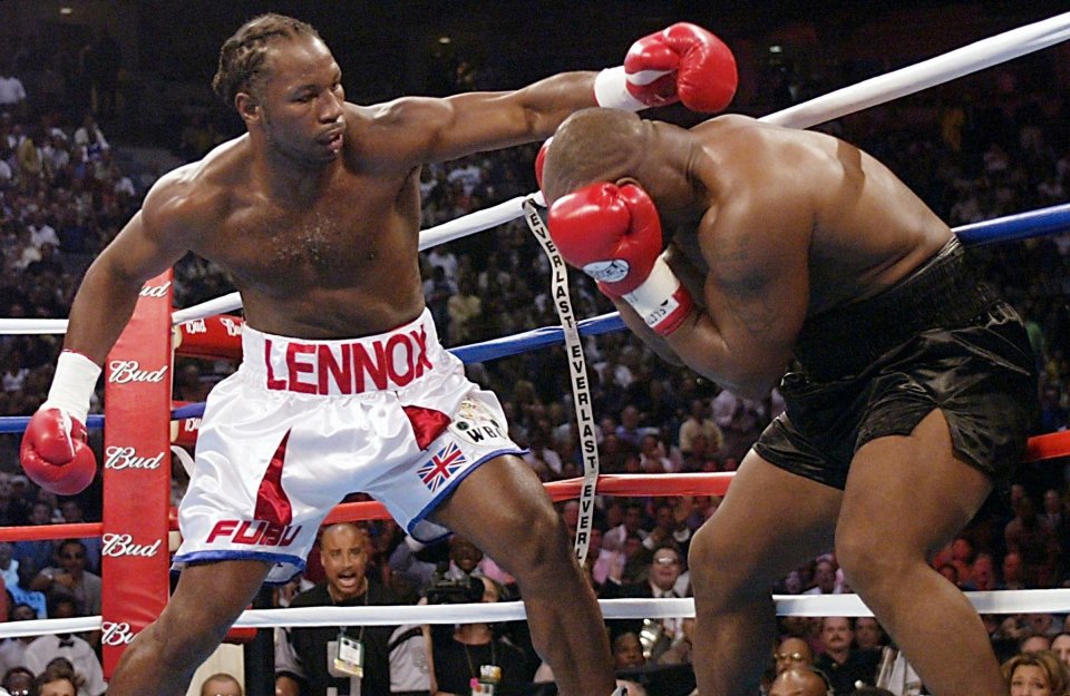  Lewis defeated Tyson in 2002 knocking out the American in round eight