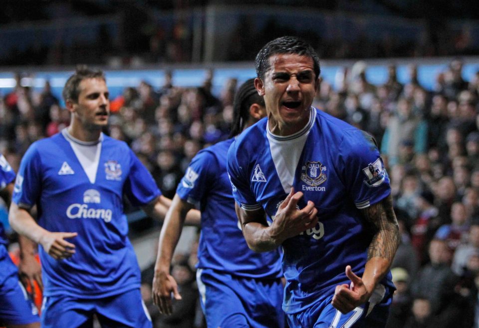  Tim Cahill is a legend at Everton after a brilliant spell at Goodison Park