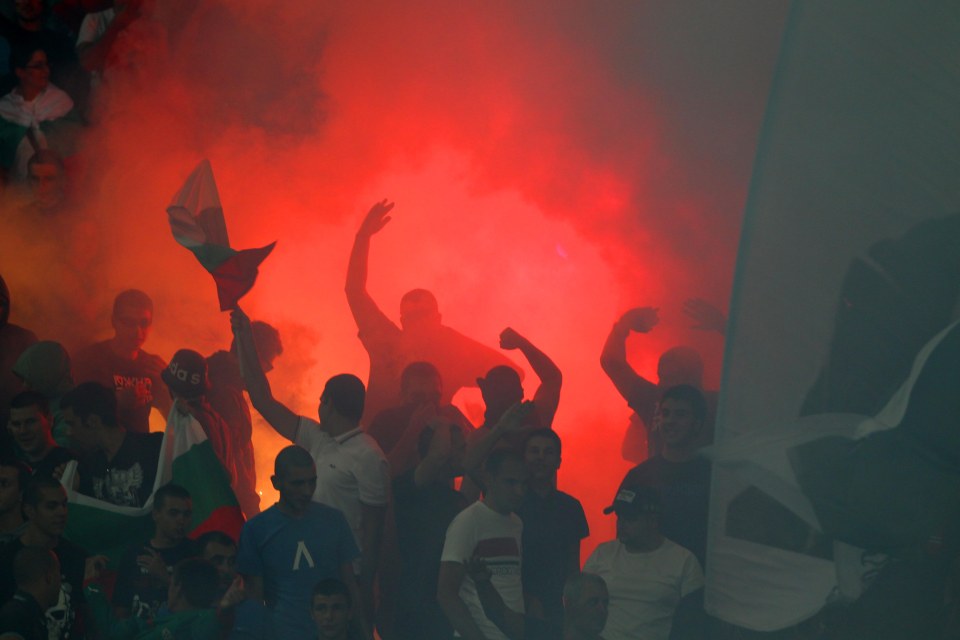  The game is being held at the notoriously lively Vasil Levski National Stadium