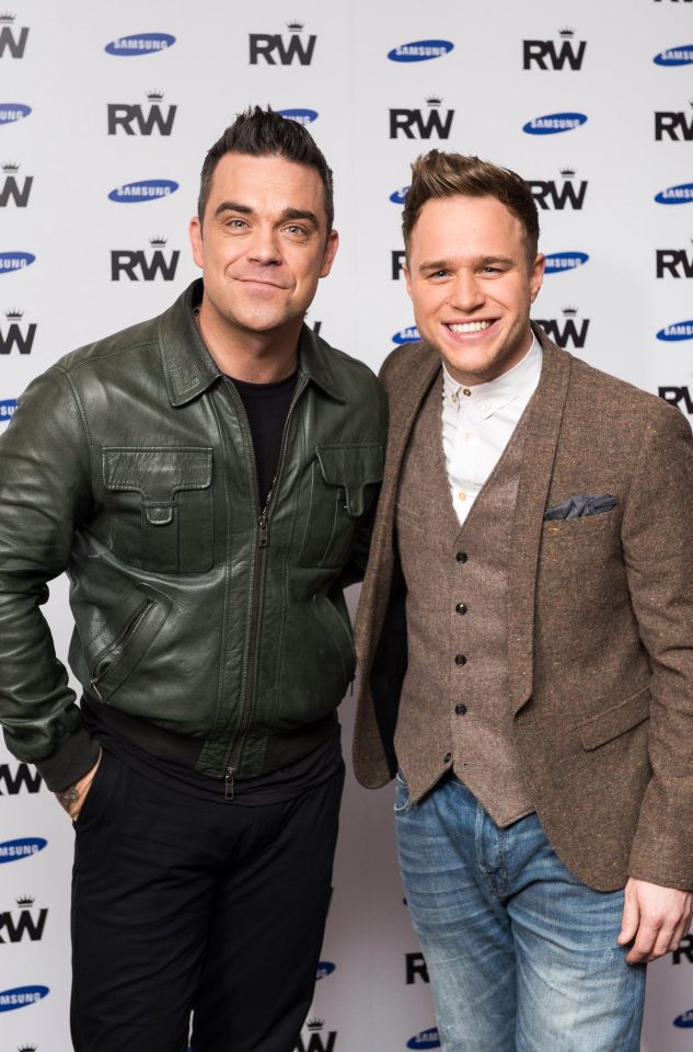  Robbie and Olly could be dueting very soon