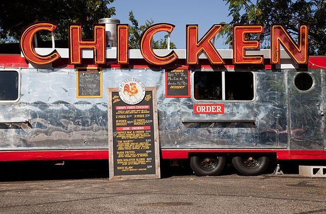  A chicken trailer in Texas