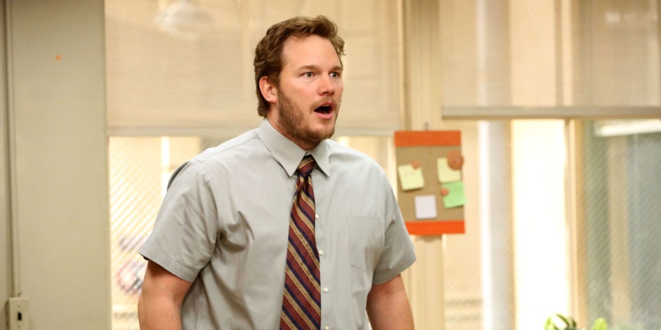  He is also a lot larger in comedy series Parks and Recreation