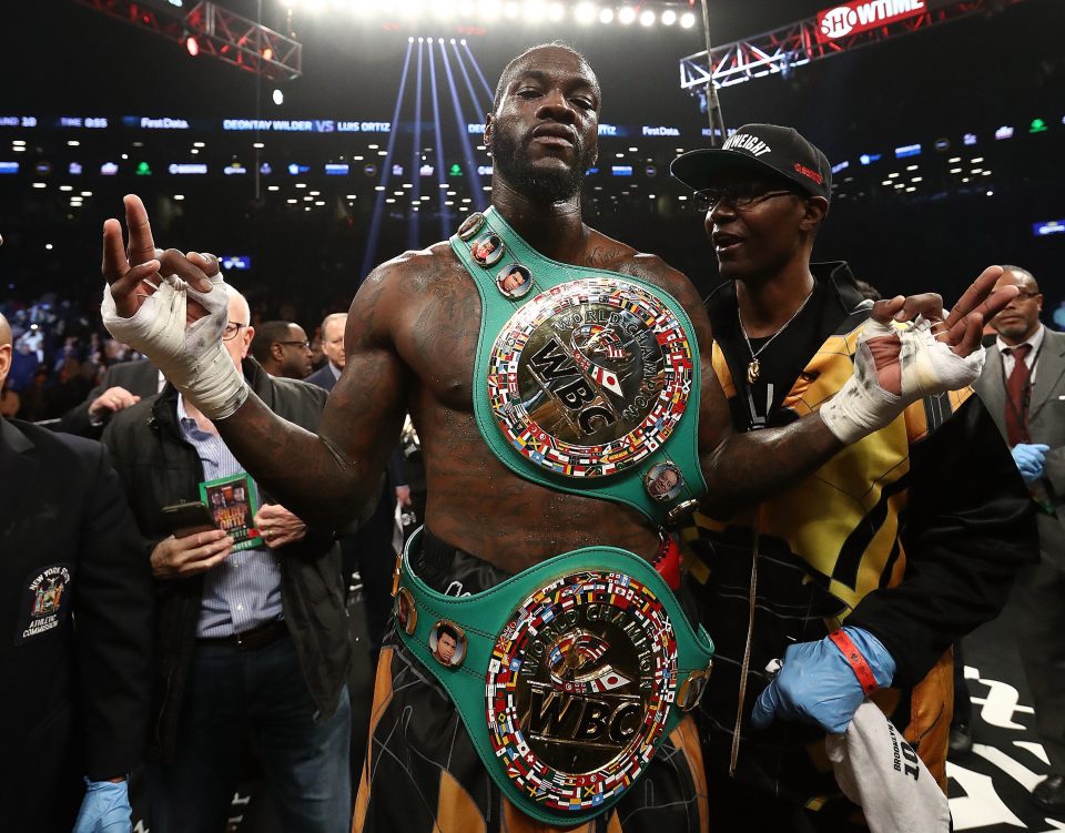 Wilder declined an offer by DAZN as he focuses on his next WBC title defence against Breazeale in May 