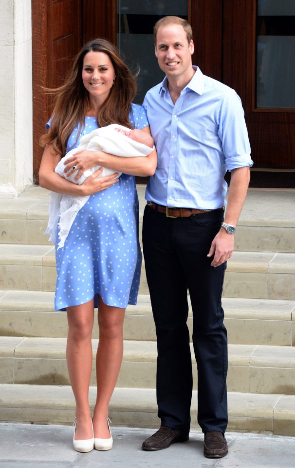  Prince William and Kate Middleton welcomed their first son Prince George in July 2013