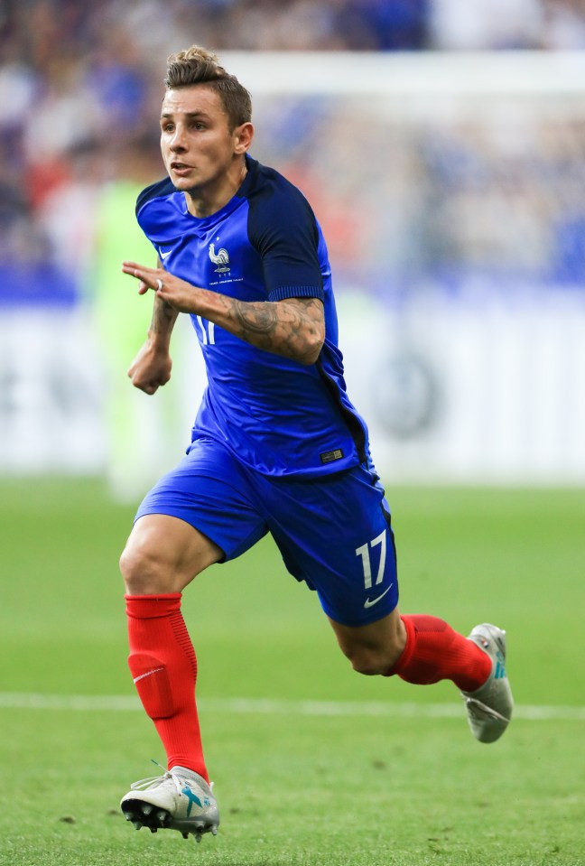 The left-back missed France's 4-1 victory against Moldova on Friday night