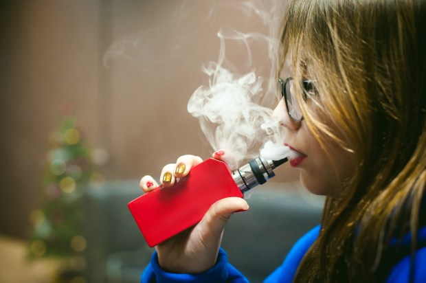 Vaping can damage your lungs, as well as put you at risk of stroke